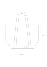 Bolsa de playa impermeable Antón pequeña asa amarillo flúor