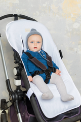 Colchoneta silla paseo blanco liso