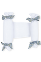 Cojines antivuelco blanco liso lazo Roque