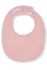 Babero rosa liso
