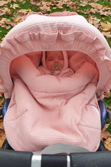 Saco Maxicosi Grupo 0 rosa liso