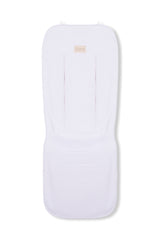 colchoneta silla de paseo piqué blanco