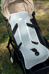 Colchoneta silla paseo estrecha azul liso