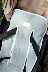 Colchoneta silla paseo estrecha azul liso