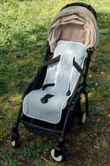 Colchoneta silla paseo estrecha azul liso