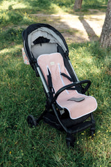 Colchoneta silla paseo estrecha rosa liso