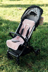 Colchoneta silla paseo estrecha rosa liso