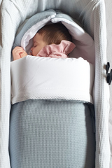 Cubrecapazo blanco liso