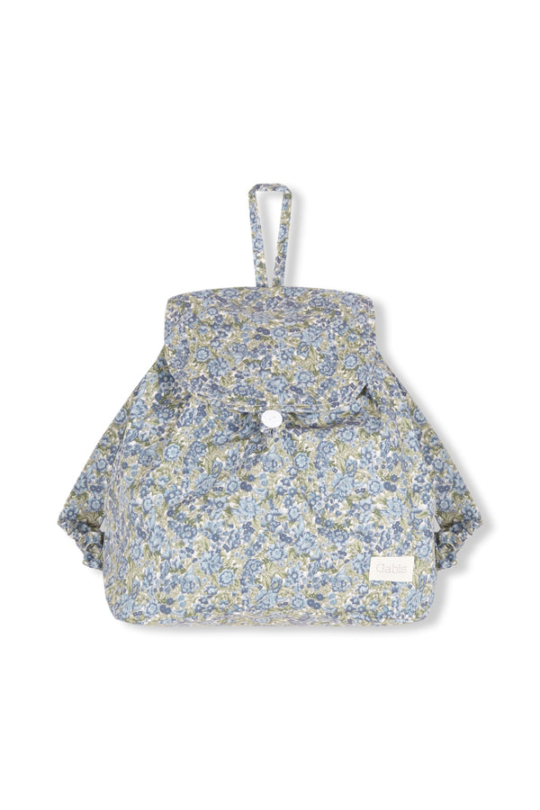 mochila impermeable flores azules Gabis