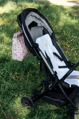 Colchoneta silla paseo estrecha piqué blanco