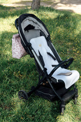 Colchoneta silla paseo estrecha piqué blanco