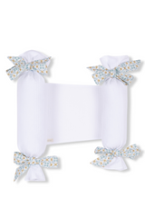 Cojines antivuelco blanco liso lazo Ignacio