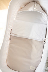 Saco capazo piqué topo