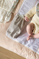 Cambiador piqué topo