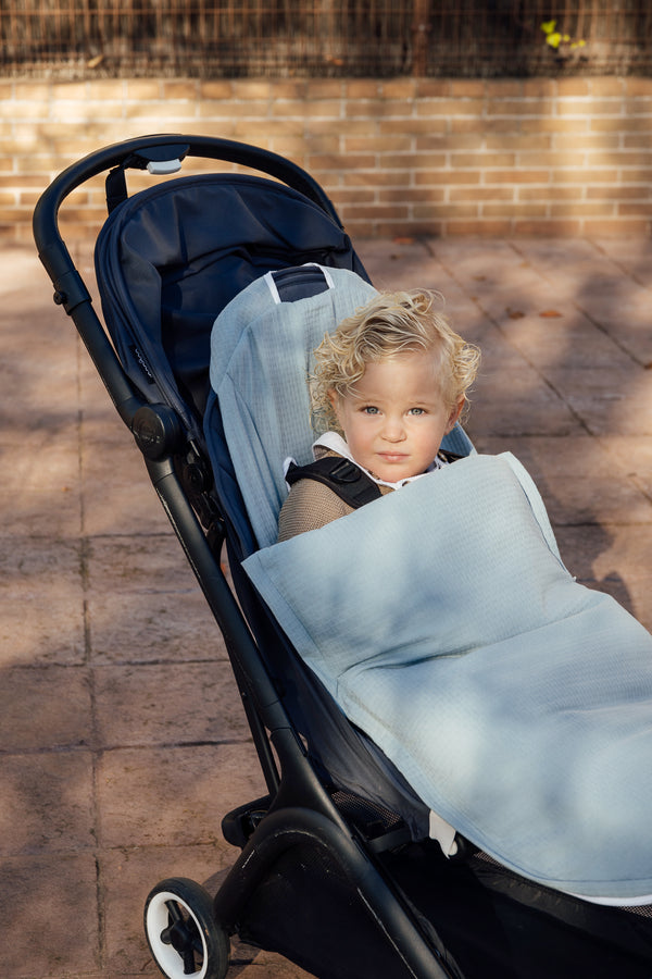 Saco silla Joolz Hub / Bugaboo Butterfly Azul liso