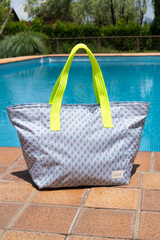 Bolsa de playa impermeable Antón asa amarillo fluor