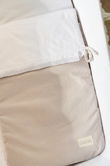 Saco capazo piqué topo